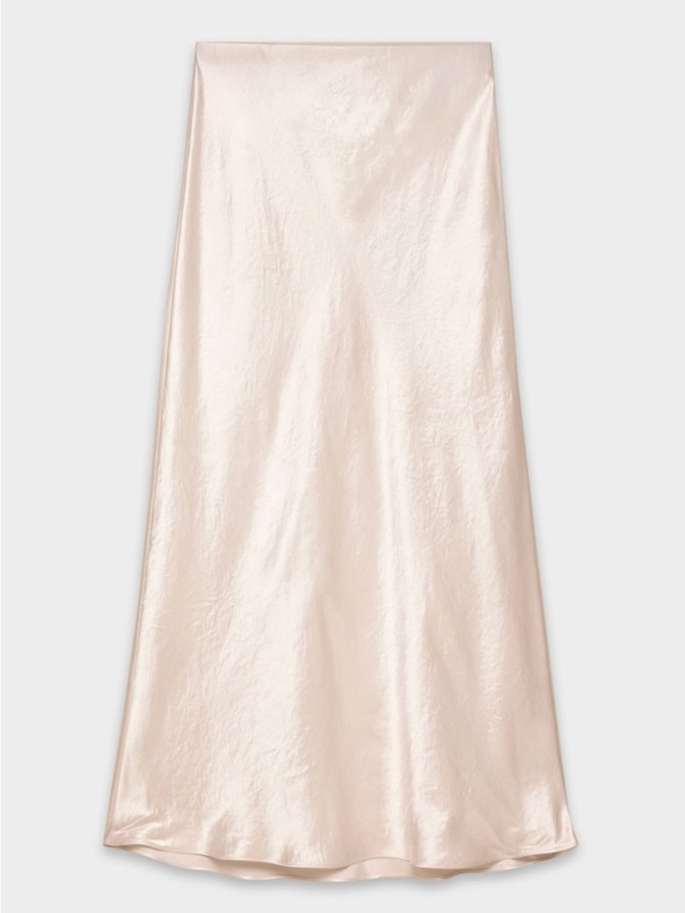 Aritzia Babaton Slip Satin Midi Skirt - Denude/pink/cream